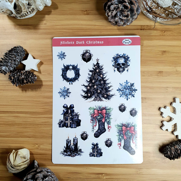 Stickers Dark Christmas - Noël