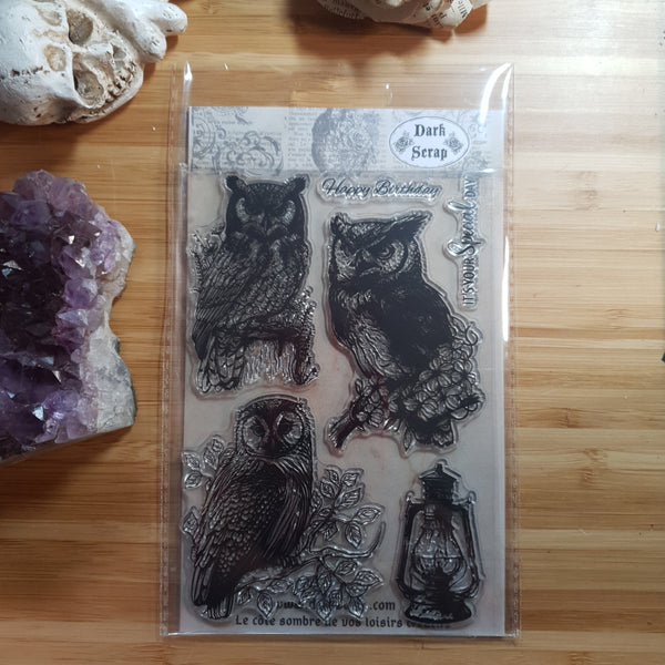 Owls stamp