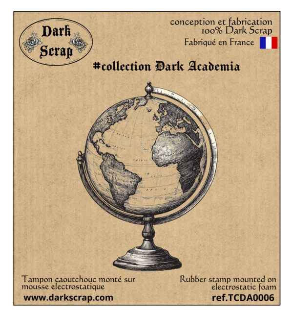 Tampon globe terrestre - TCDA006