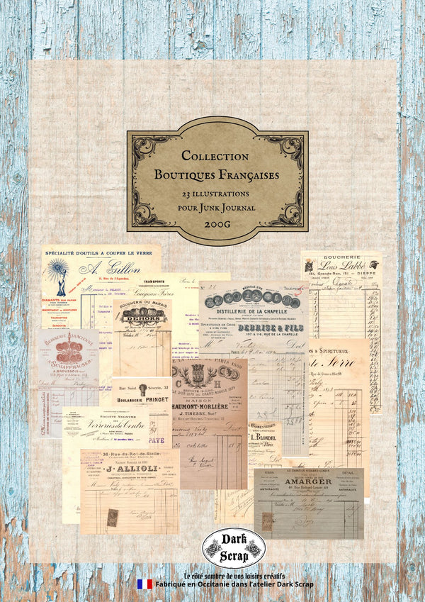 Papier Boutiques Françaises Collection Vintage - P22