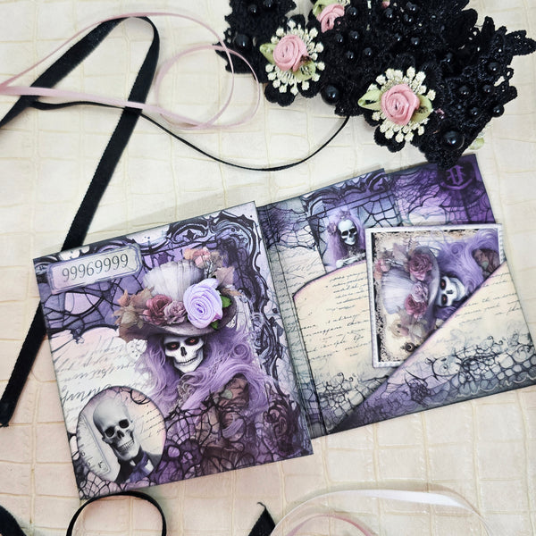 Kit scrapbooking  junk journal gothique girly - K10