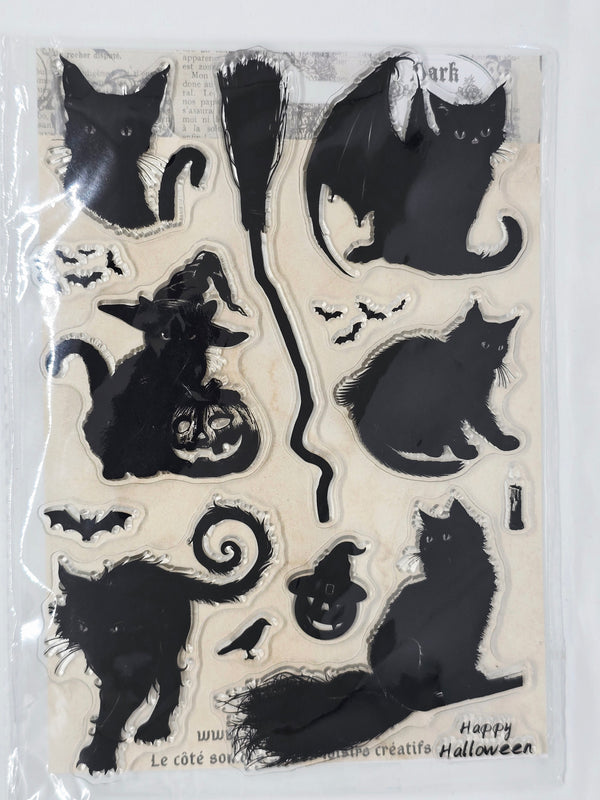 Tampon chats mystique Halloween T134