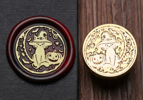 Sceau de cire Chat sorcier SC30