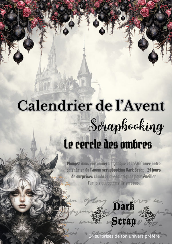 Calendrier de l'Avent scrapbooking Cercle des Ombres