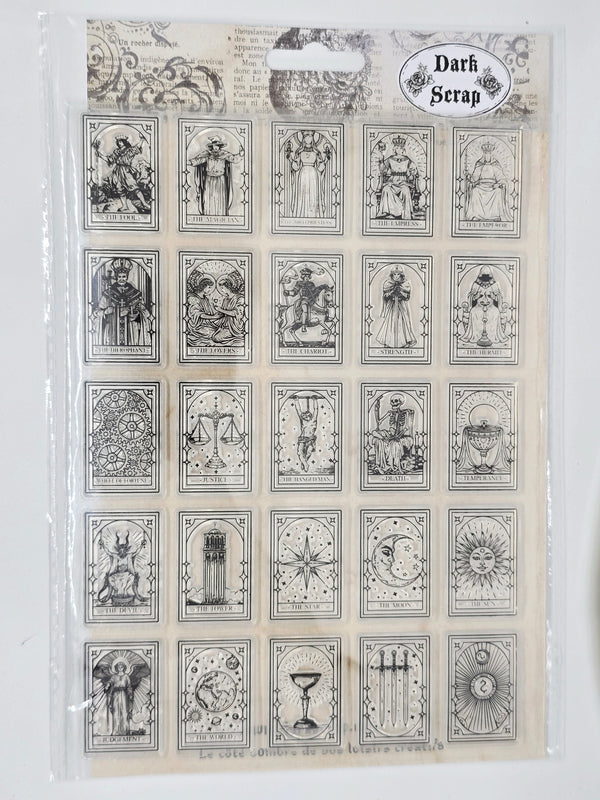 Tampon arcanes cartes tarot - T131