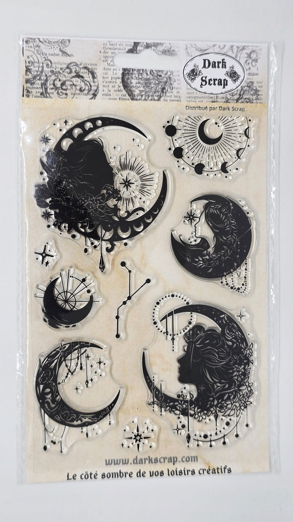 Tampon profil et lune- T136