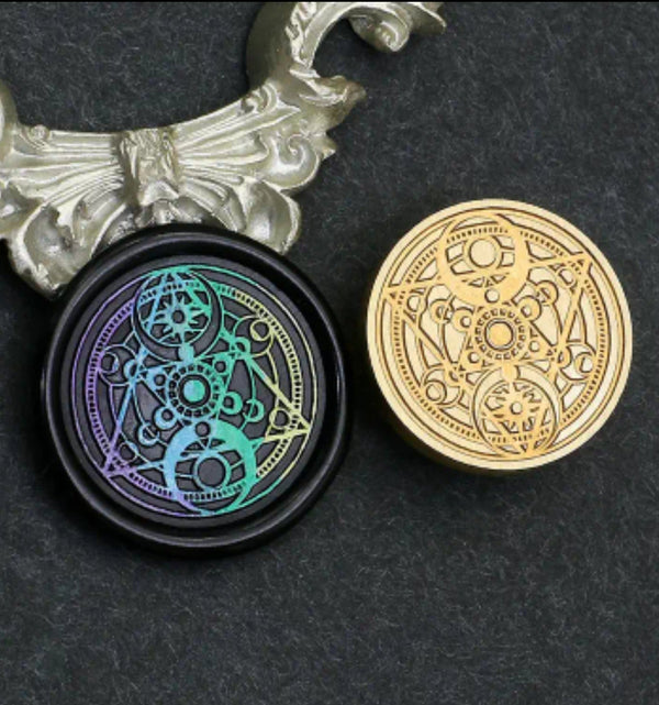 Sceau de cire ésotérique triangle SC31